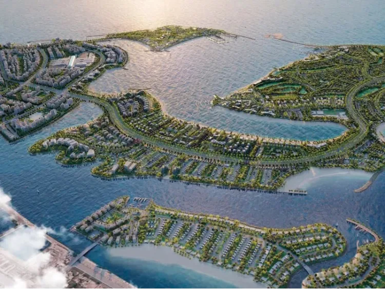 Beach walk at Dubai Islands by Imtiaz Developer